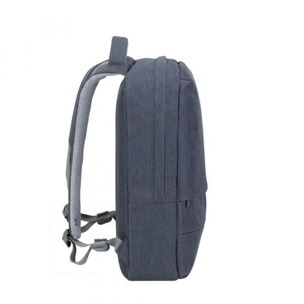 Mochila RIVACASE Prater 7562 (Poliéster - 15,6 polegadas - Altura 46 cm - Cinzento Escuro) — miniatura 3