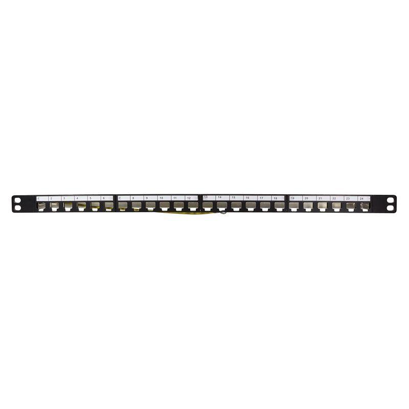 Painel de Patch Keystone LOGILINK NK4040 (RJ-45 - Montagem em rack - Preto) — miniatura 2