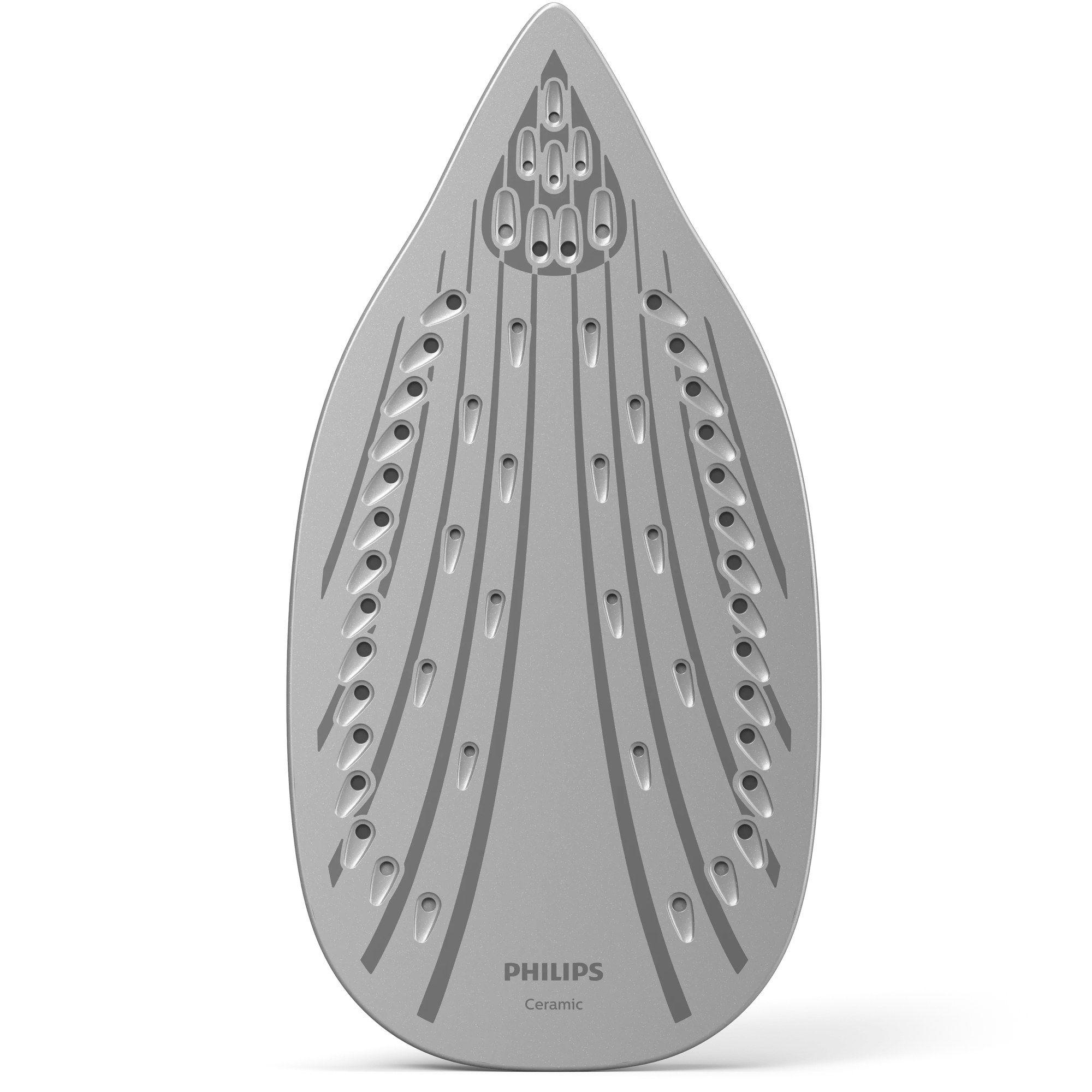 Ferro de Engomar a Vapor PHILIPS 3000 Series DST3020/20 (2200 W - 0,3 l - Base de cerâmica - Azul), miniatura 3
