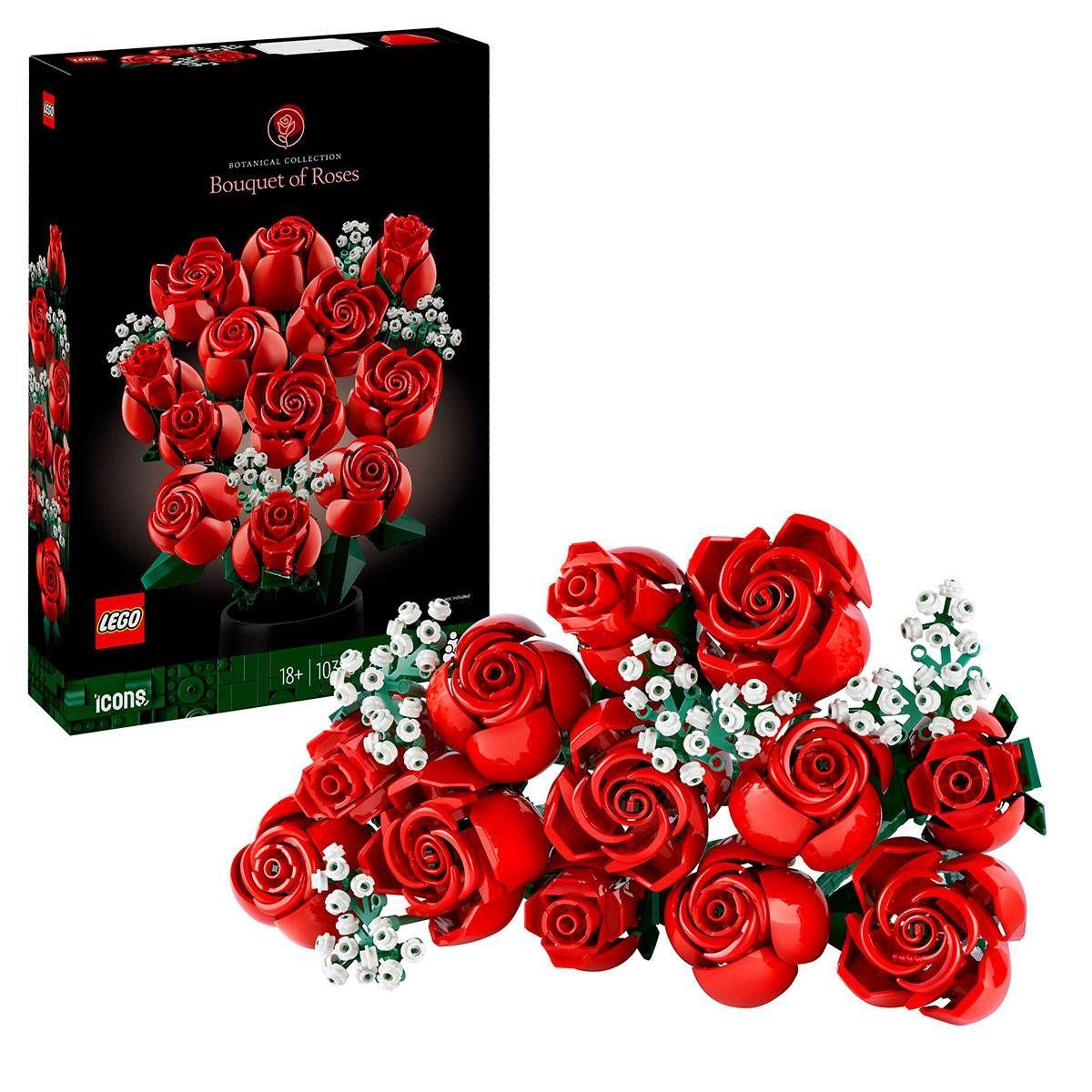 LEGO 10328 Icons Buquê de Rosas (18+ anos - 822 peças) — miniatura 3