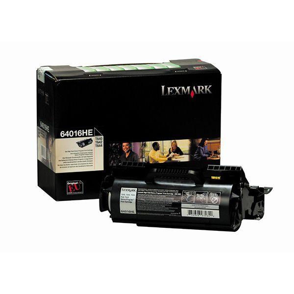 Toner LEXMARK 64016HE (21000 páginas - Preto) — imagem 1