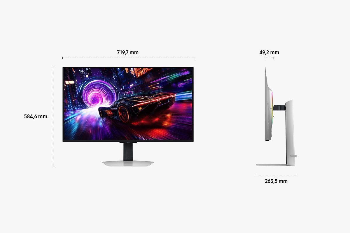 Monitor SAMSUNG Odyssey OLED G8 G81SF (32" - 240 Hz - 3840 x 2160 pixels - Prateado) — miniatura 5