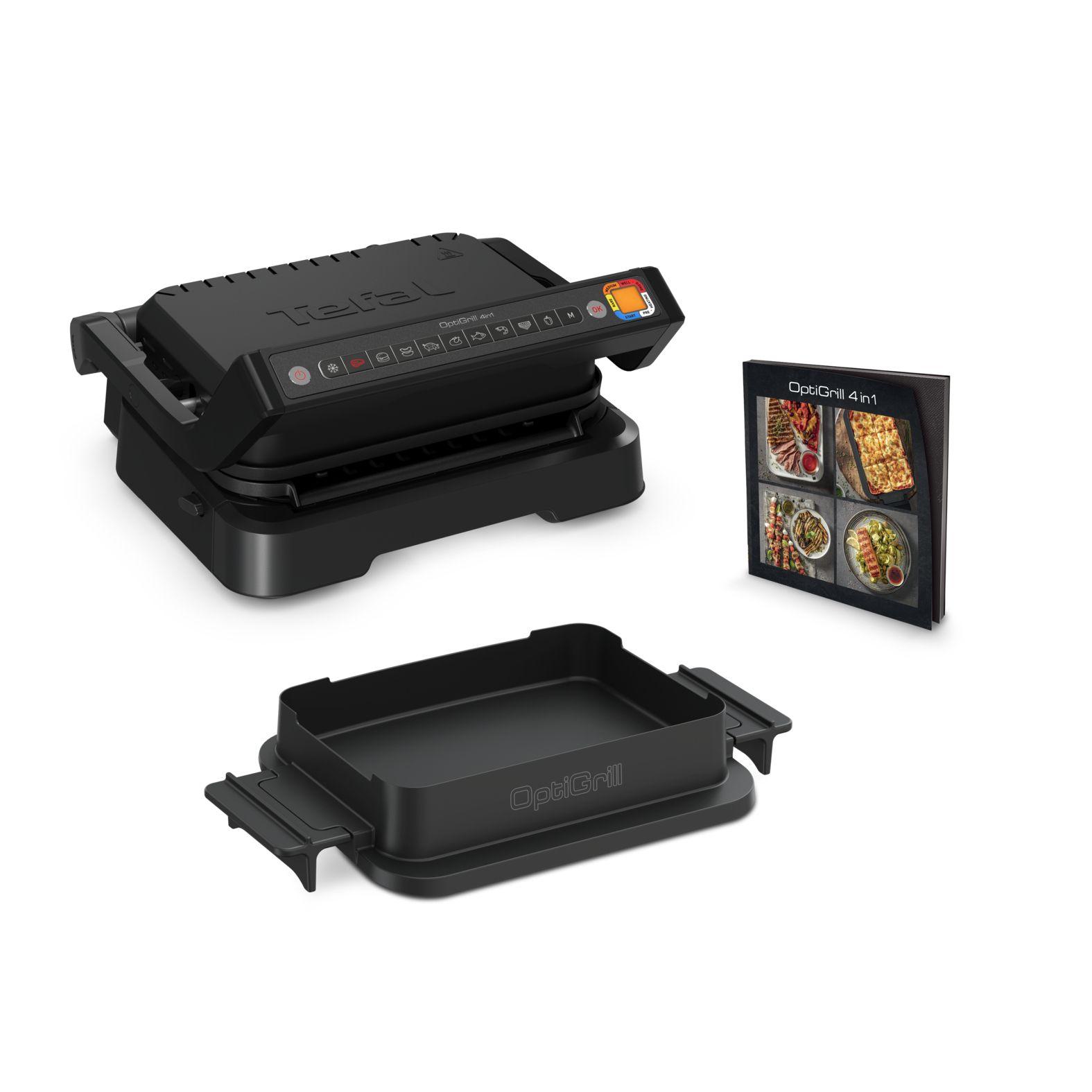 Grelhador de Contacto TEFAL OptiGrill 4-in-1 GC7748 (Altura 18,9 cm - Preto), miniatura 6