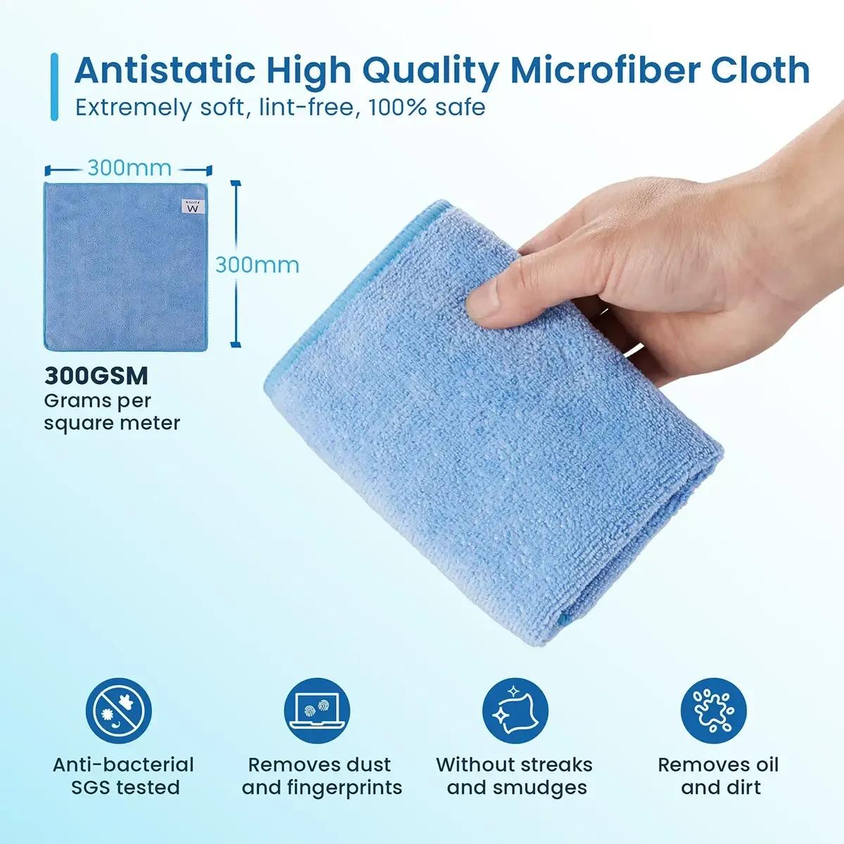 Kit de Limpeza de Ecrãs EWENT EW5680 (Azul e Branco) — miniatura 2