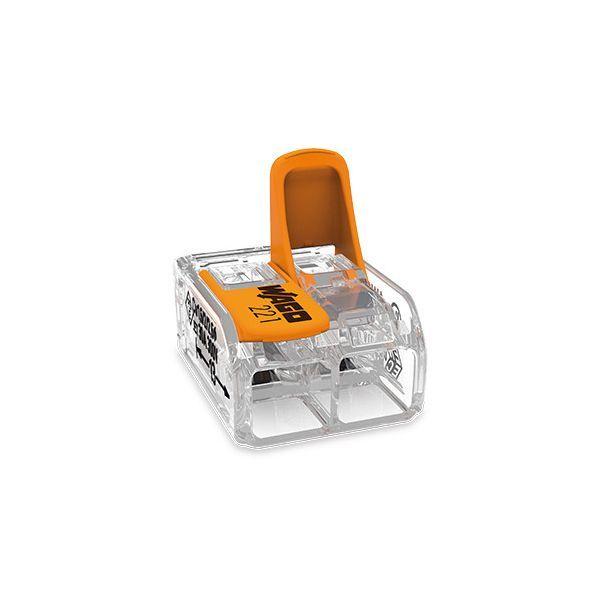 Conetor Elétrico WAGO 221-612 (Laranja e Transparente) — miniatura 2