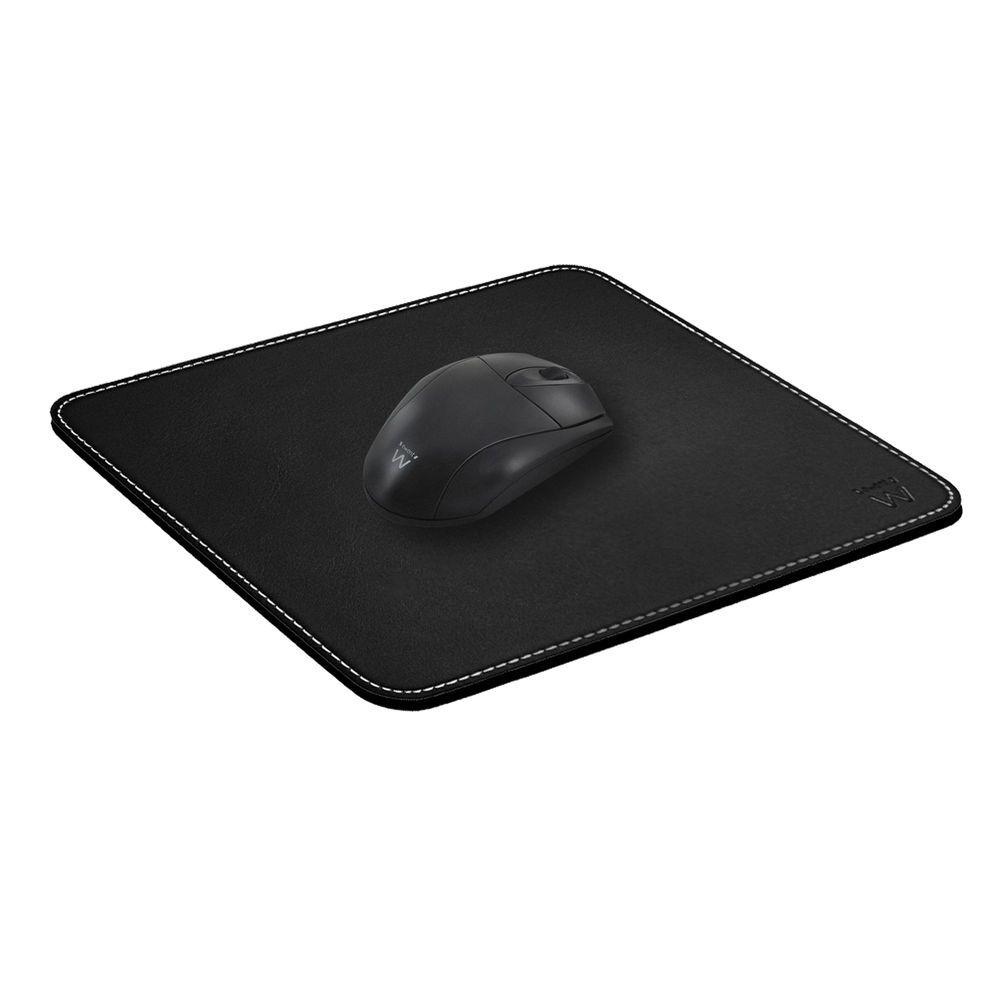 Tapete de Rato EWENT EW2761 (Imitação de pele, Borracha - 3 mm - Ratos ópticos e laser - Preto), miniatura 3