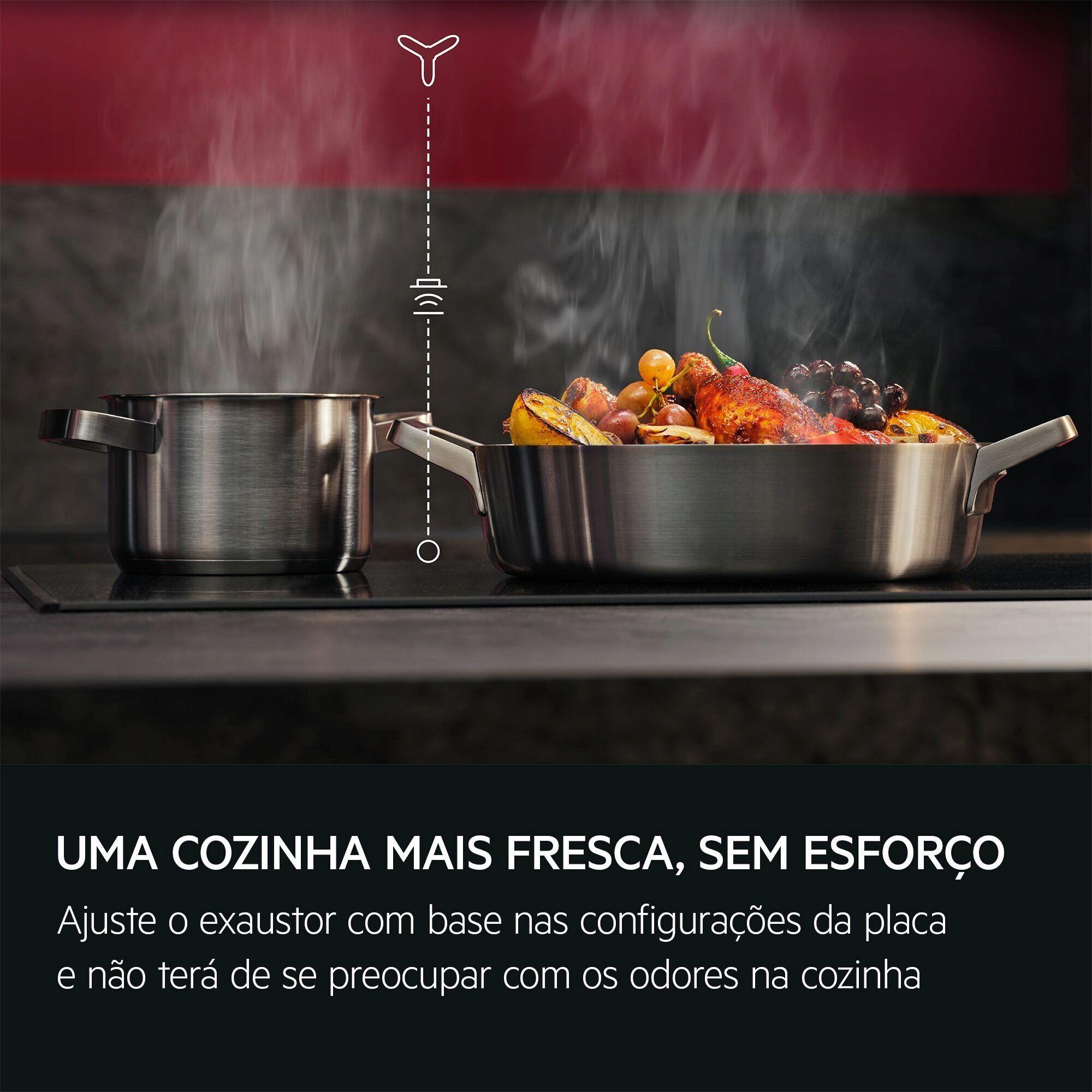 Exaustor Chaminé AEG GB67D91HL (Altura 118 cm - 90 cm - 118 cm - Preto/Inox) — miniatura 10