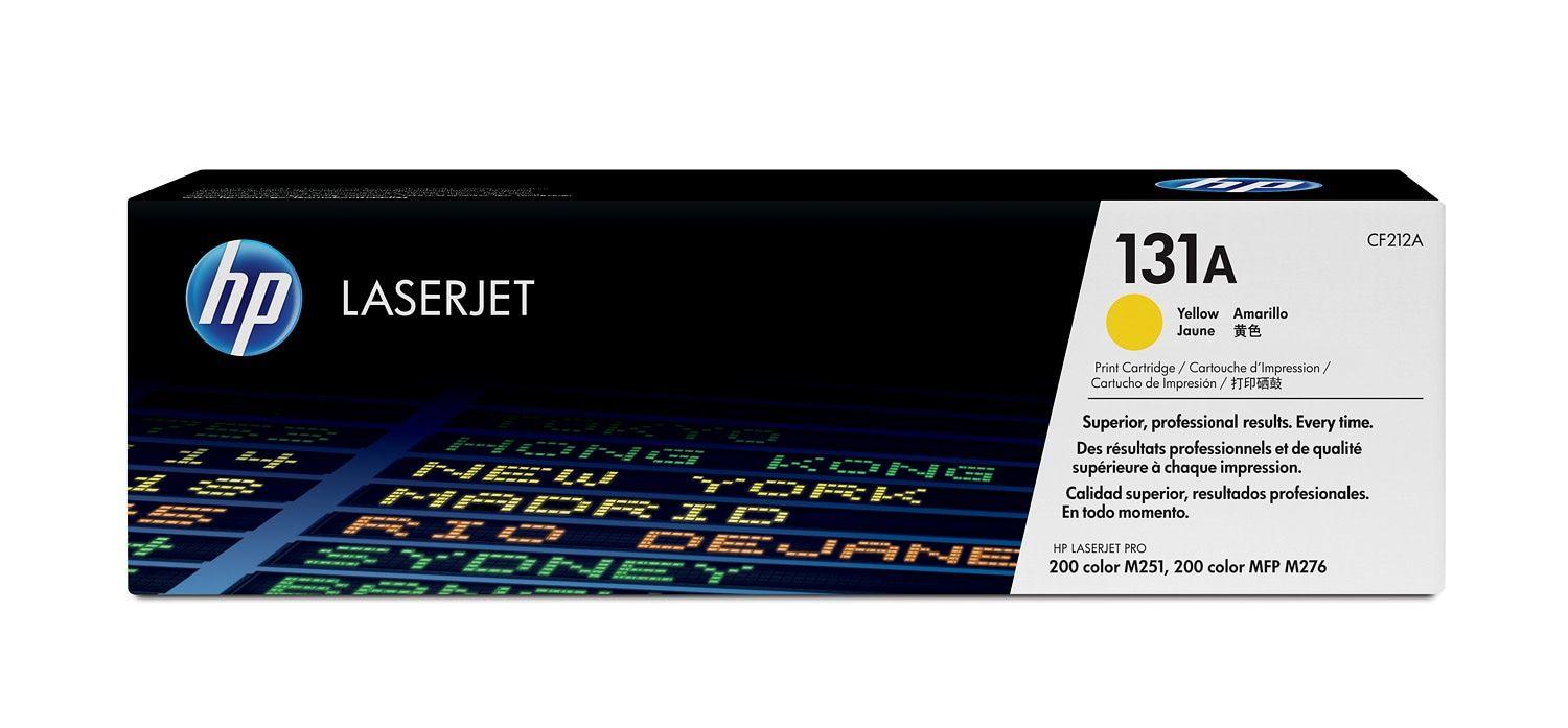 Cartucho de Toner HP 131A CF212A (1800 páginas - Amarelo)