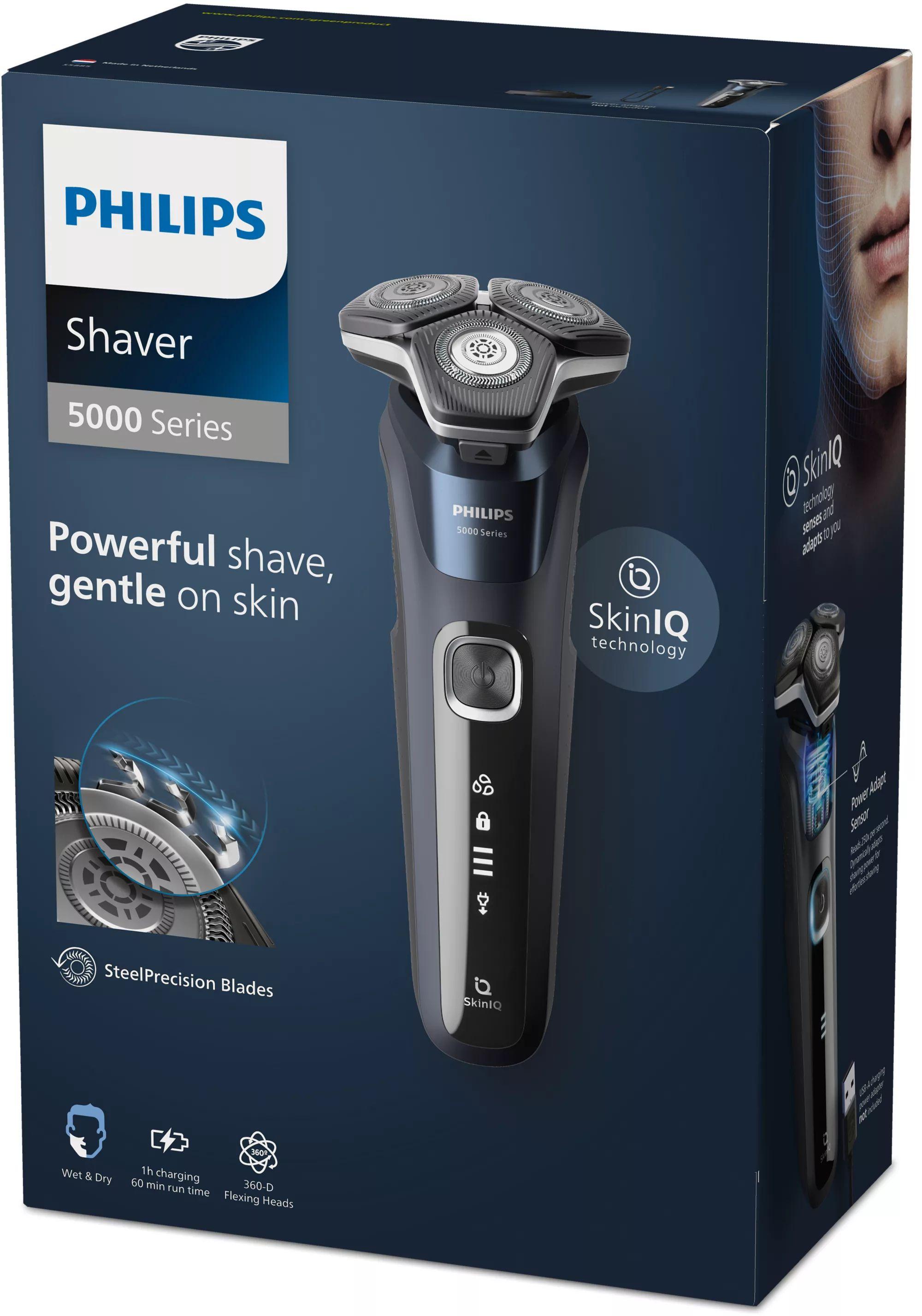 Máquina de Barbear PHILIPS Series 5000 S5885/25 (Azul) — miniatura 3