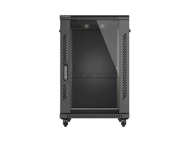Armário Rack de Chão LANBERG FF01-6818-12B (19″ - 18U - 600 x 800 mm - Preto), miniatura 2