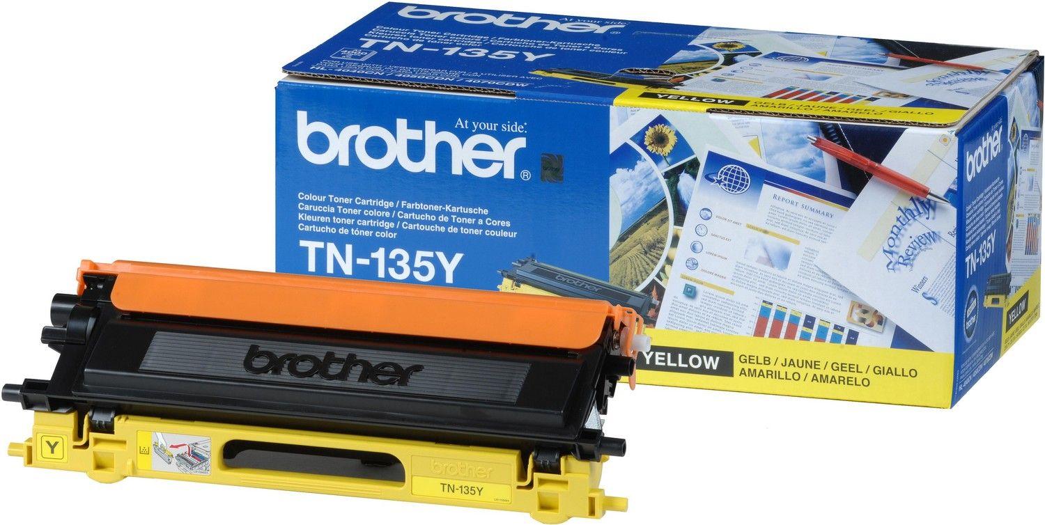 Toner BROTHER TN-135Y (4000 páginas - Amarelo), miniatura 4