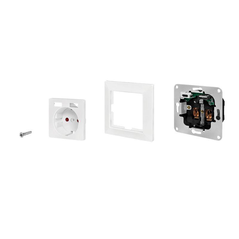 Tomada de Parede de Encastre LOGILINK PA0262 (Branco), miniatura 4