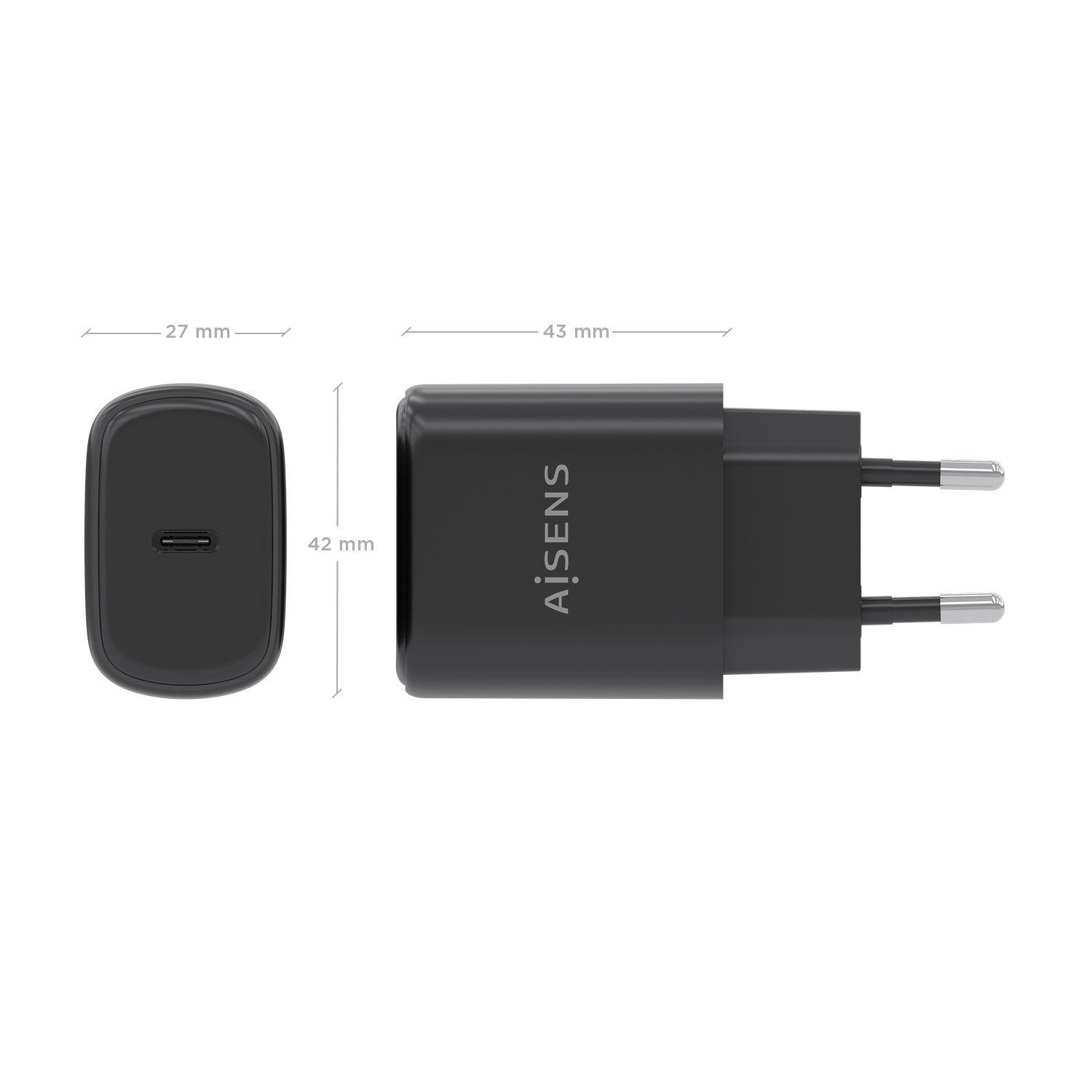 Carregador de Parede AISENS A110-0976 (30 W - Preto), miniatura 4