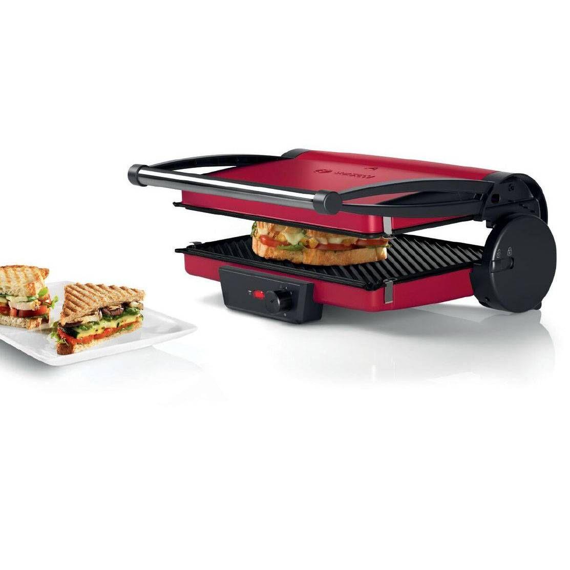 Grelhador Elétrico BOSCH TCG4104 (Altura 11,5 cm - Vermelho e Preto), miniatura 2
