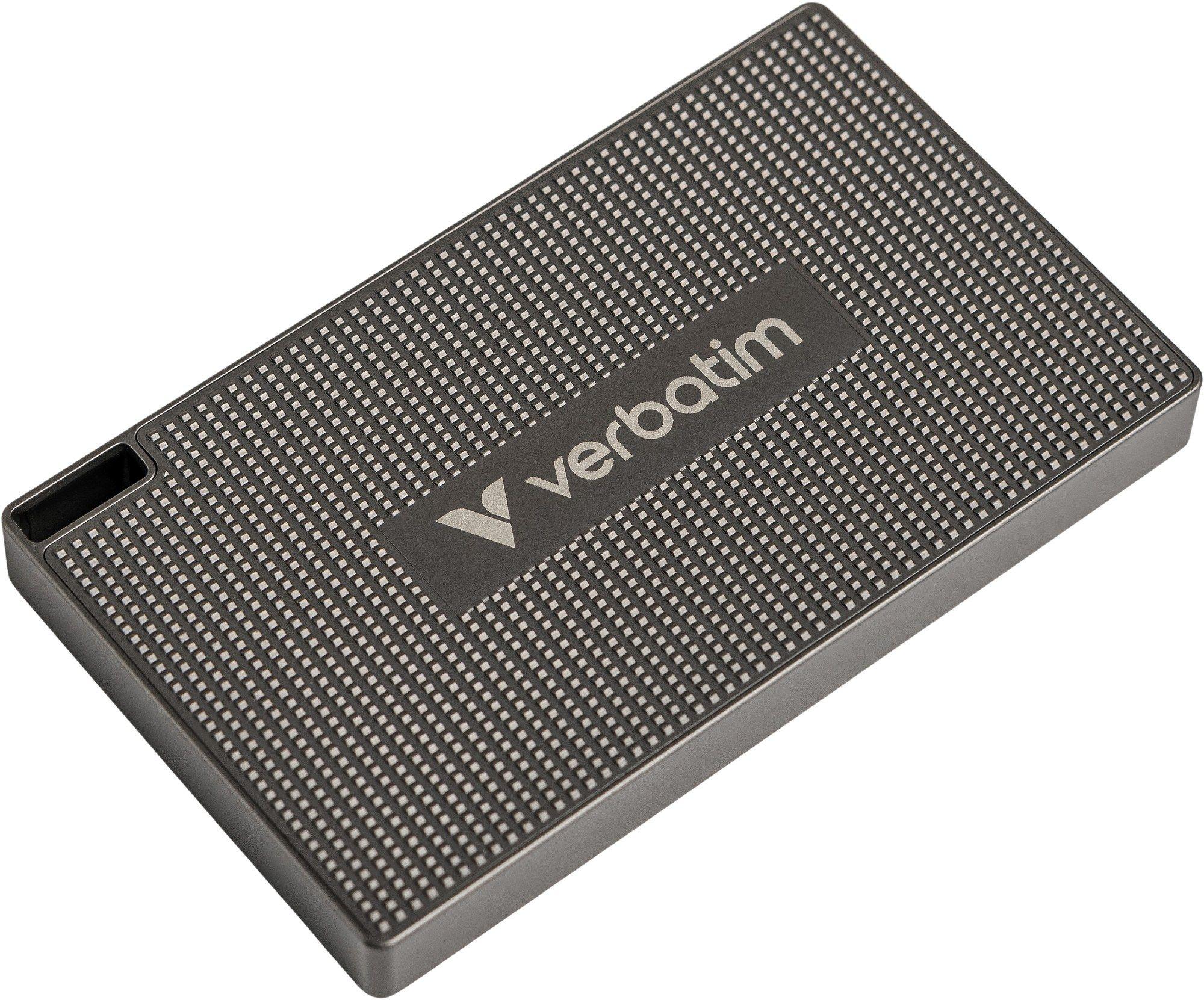 SSD VERBATIM Metal Mini SSD 32031 (1 TB - M.2 - USB 3.2 Gen 2x2 - Cinzento), miniatura 5