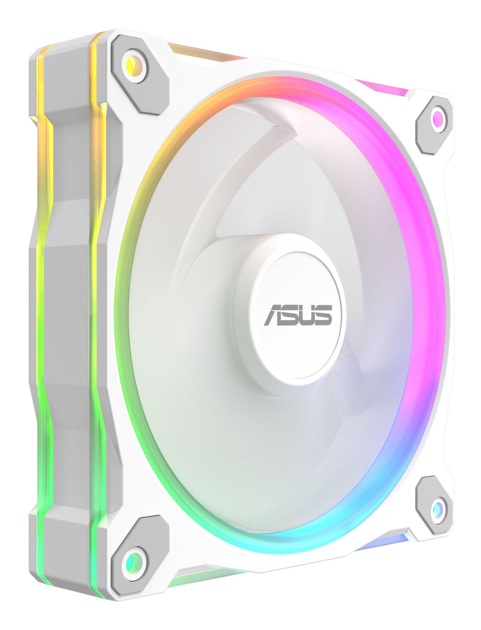 Conjunto de Ventoinhas para Caixa PC ASUS Prime MR120 ARGB White 3in1 (Branco) — miniatura 6