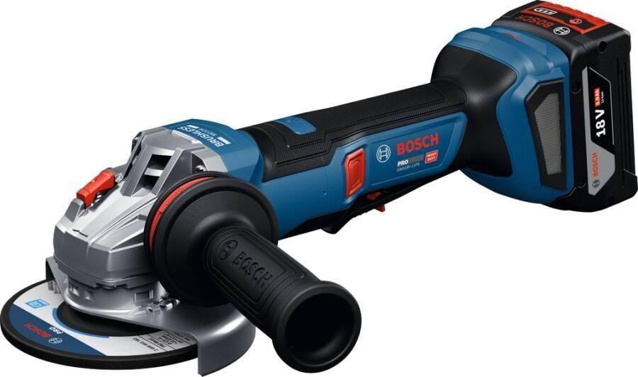 Rebarbadora Angular a Bateria BOSCH GWS 18V-11 PS (Azul), imagem 1