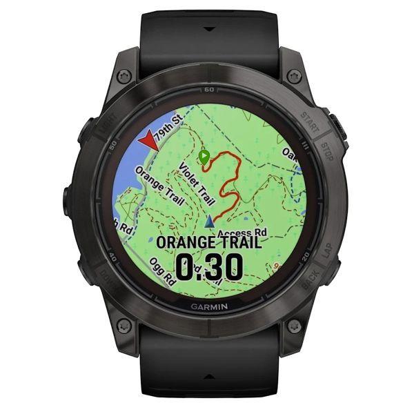 Smartwatch GARMIN Fenix 7X Pro Safira Solar (Redonda - Android, iOS - MIP digital - Cinzento/Preto), miniatura 5