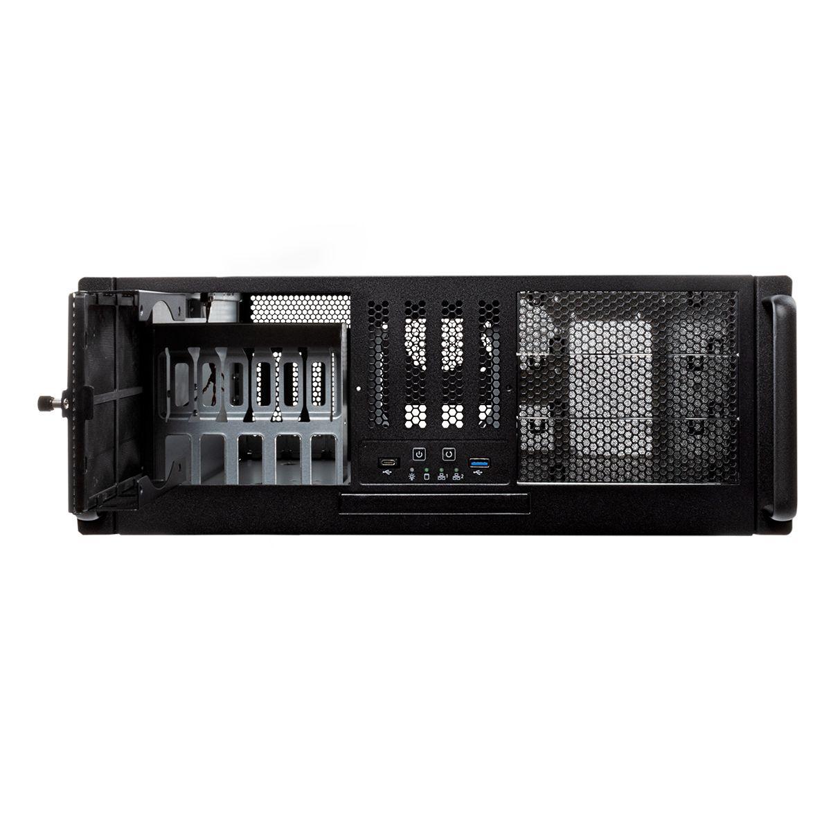 Caixa Rack Servidor UNYKACH UK 4329 (Rack - SGCC - Preto e Prateado) — miniatura 6