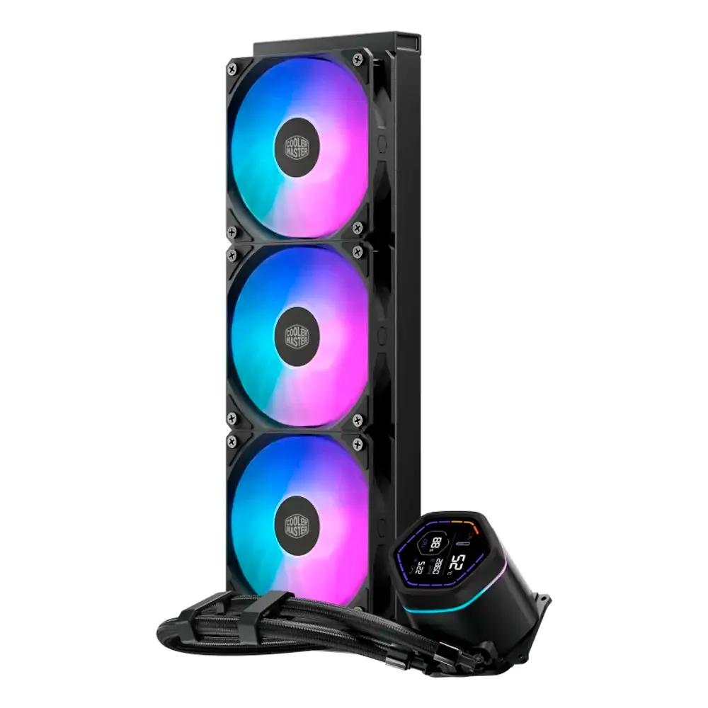 Sistema de Refrigeração Líquida CPU COOLER MASTER MasterLiquid Core Nex Digital 360 ARGB (Ecrã LED 2,1" - Preto) — miniatura 2
