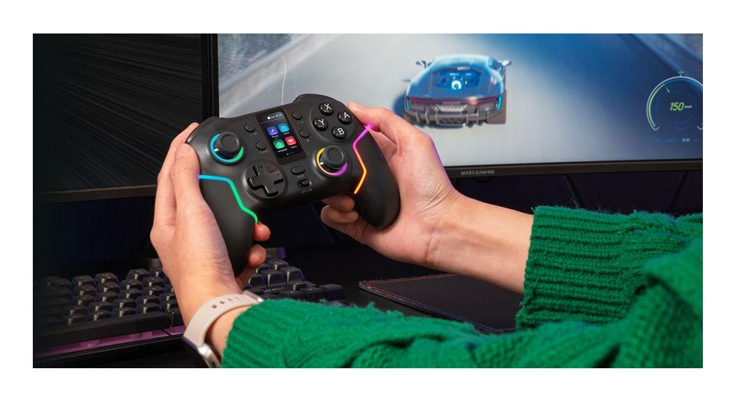 Comando Sem Fios MARS GAMING MGP-V3 (Nintendo Switch - USB Type-A para USB Type-C - Com fios e sem fios - Preto) — miniatura 5
