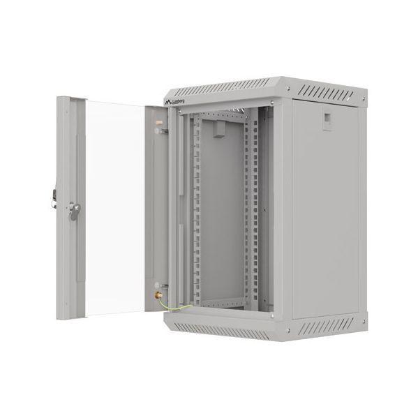 Armário de Rack de Parede LANBERG WF11-3309-10S (10" - 9U - 300 x 300 mm - Cinzento) — miniatura 5