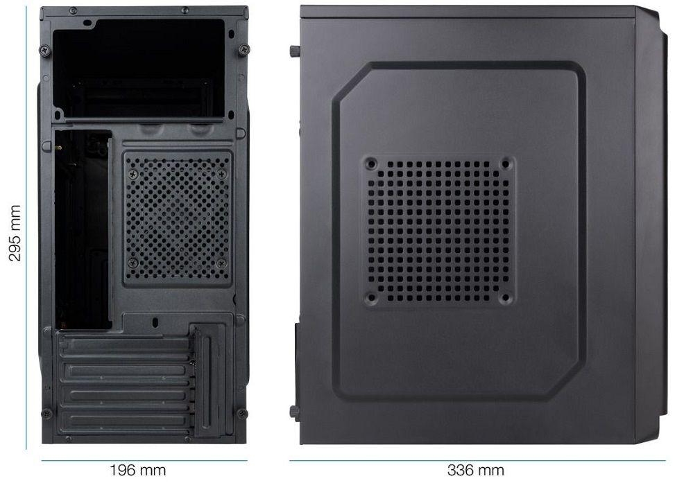 Caixa PC TOOQ TQC-4702U3C-B (micro ATX, Mini-ITX - Mini Tower - Micro-ATX, Mini-ITX - Preto) — miniatura 4