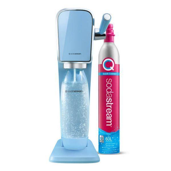Máquina de Água Gaseificada SODASTREAM ART (Altura 43 cm - Azul)