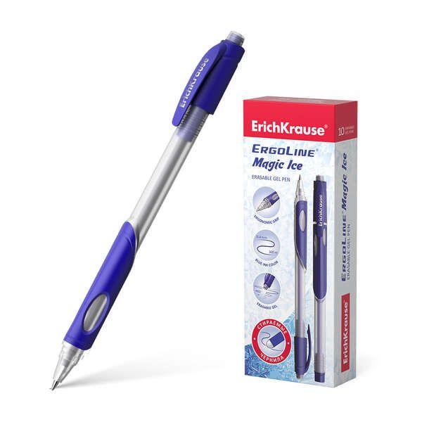 Caneta de Gel Apagável ERICHKRAUSE Ergoline Magic Ice (Azul)