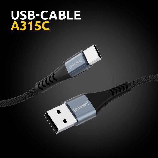Cabo USB INTENSO A315C (1,5 m - Preto) — miniatura 2