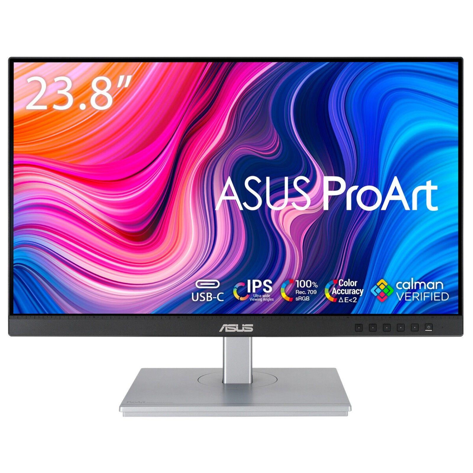 Monitor ASUS ProArt PA247CV (23,8" - IPS - 75 Hz - Preto e Prateado)