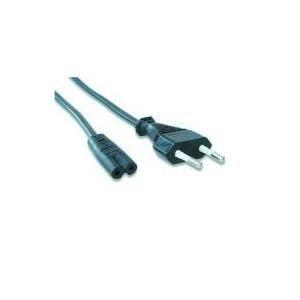 Cabo de Alimentação GEMBIRD PC-184/2 (1,8 m - Para ligar C8 - Ficha de alimentação tipo C - Preto)