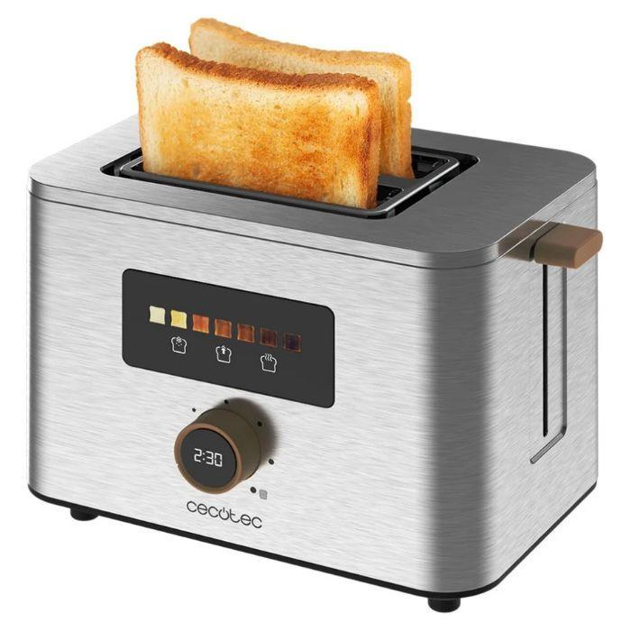 Torradeira CECOTEC Touch&Toast Double (950 W - 2 fatias - Inox) — miniatura 2
