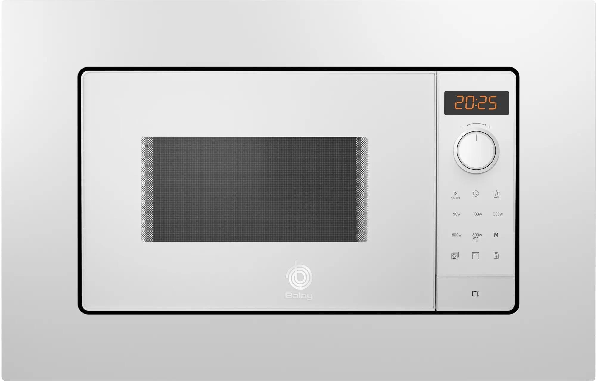 Micro-ondas Encastre BALAY 3CG6142B4 (800 W - 1000 W - 20 L - Branco)