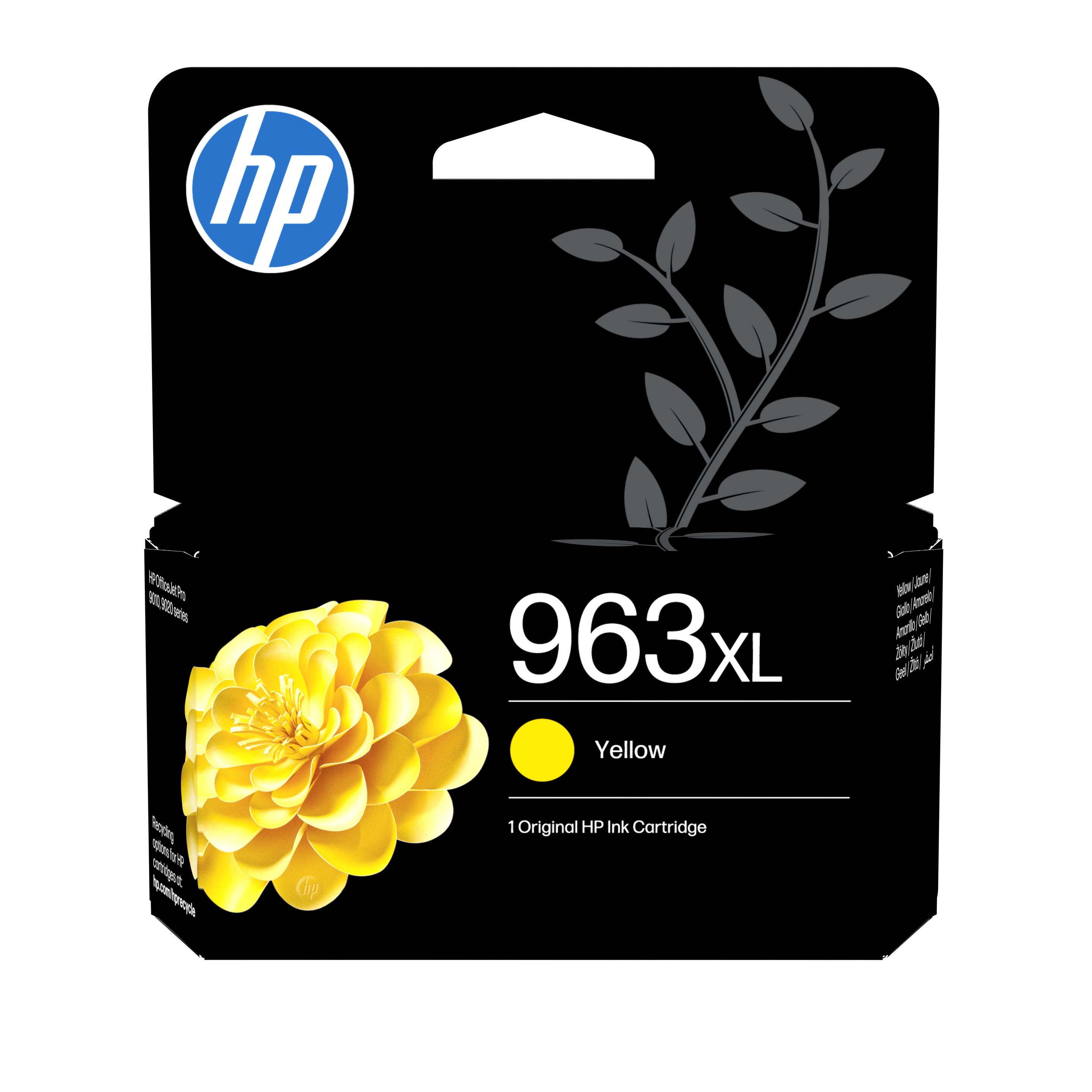 Tinteiro HP 963XL (1600 páginas - Amarelo)