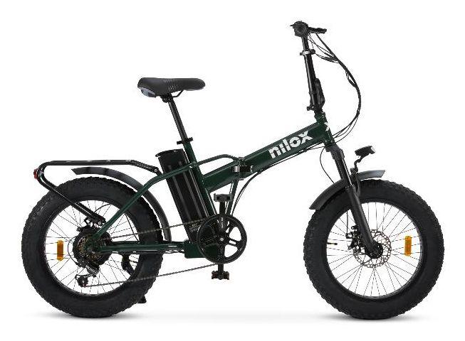Bicicleta Elétrica Dobrável NILOX X8 Pro (20" - 250 W - 70 km - Verde)