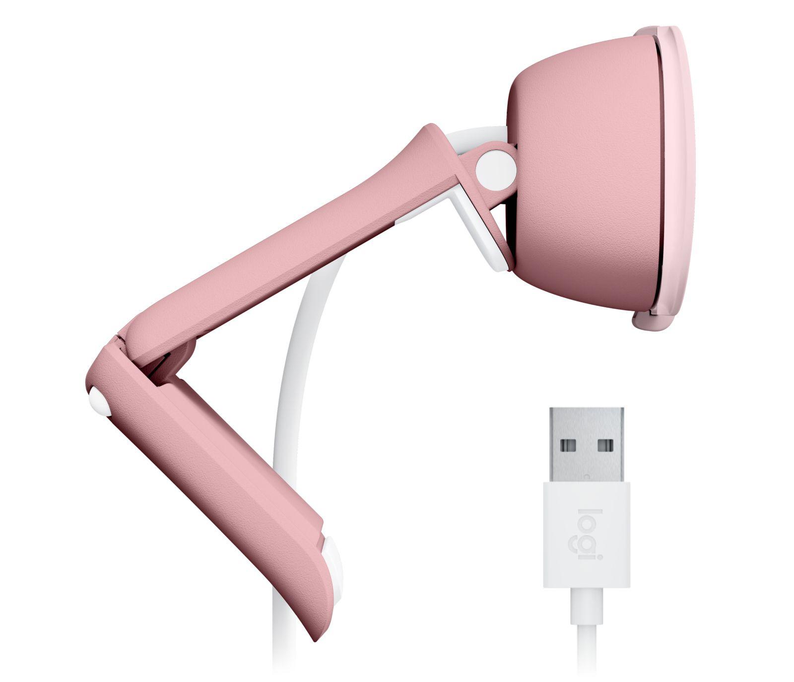 Webcam LOGITECH Brio 100 (USB - Windows, macOS, ChromeOS - Rosa) — miniatura 5