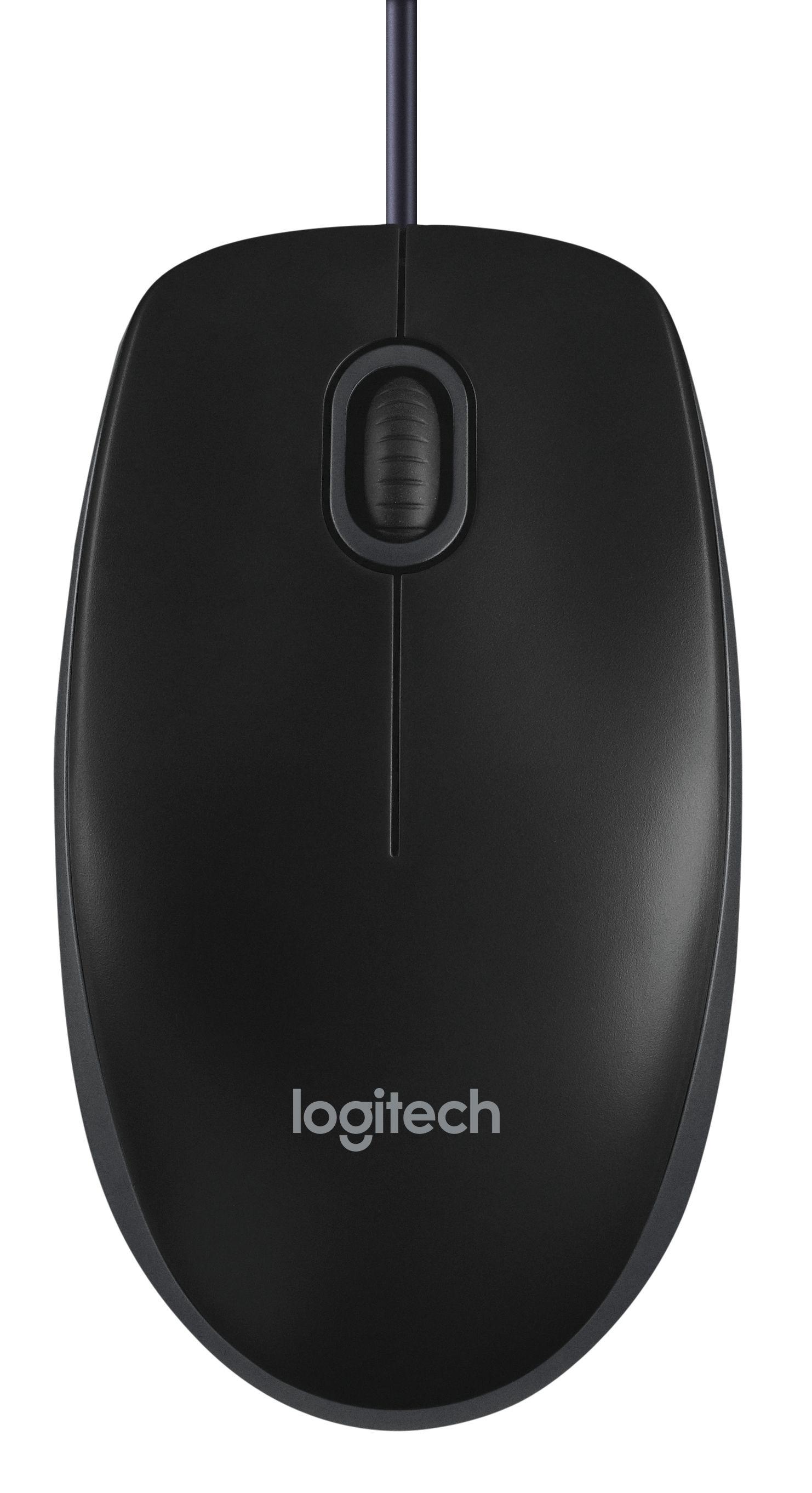 Rato LOGITECH B100 (Ambidestro - 800 DPI - Ótico - Preto) — miniatura 2