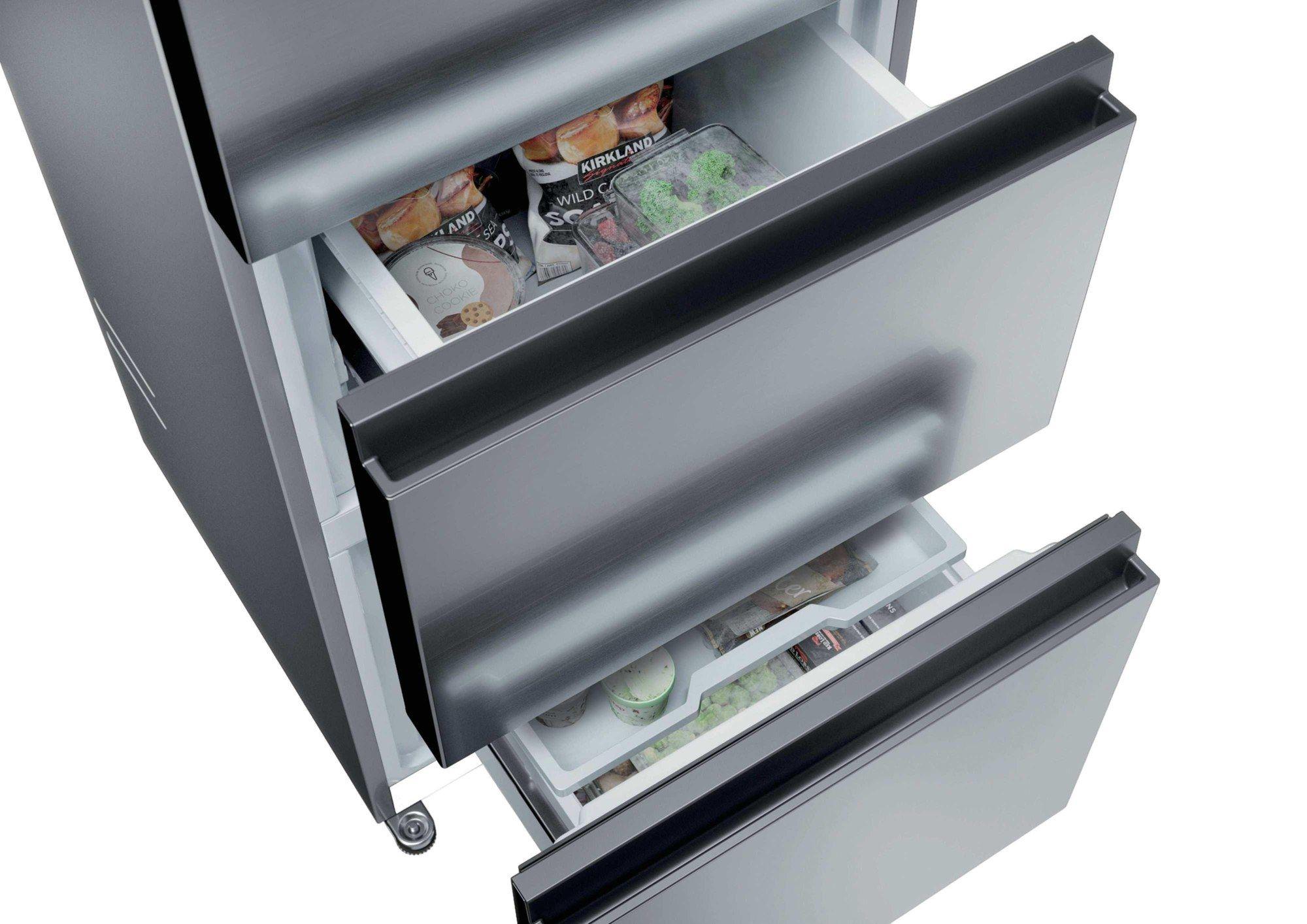 Frigorífico Combinado Independente HAIER HTR3518DNMX (303 L - 185x54,5x62,2 cm - 185 cm - Inox) — miniatura 9