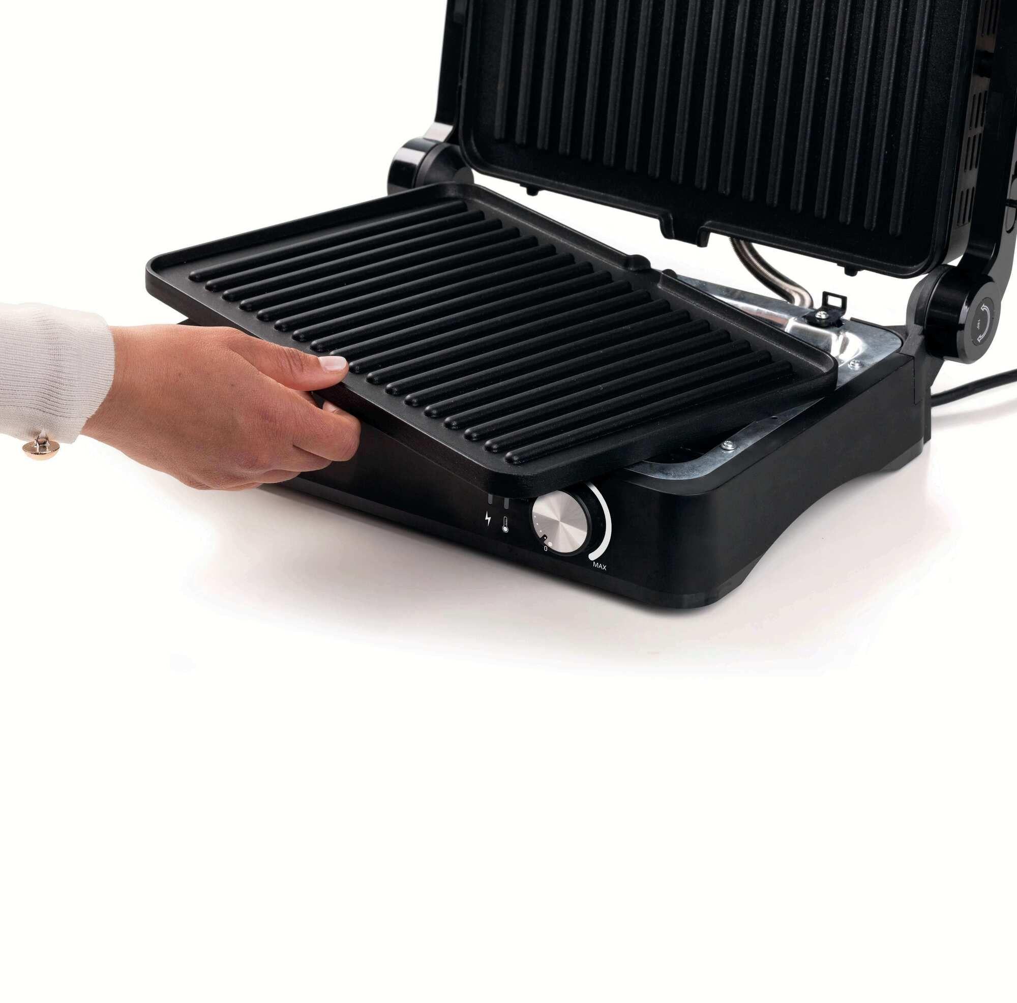 Grelhador de Contacto ARIETE 1934/00 (Altura 14 cm - Preto e Inox), miniatura 5