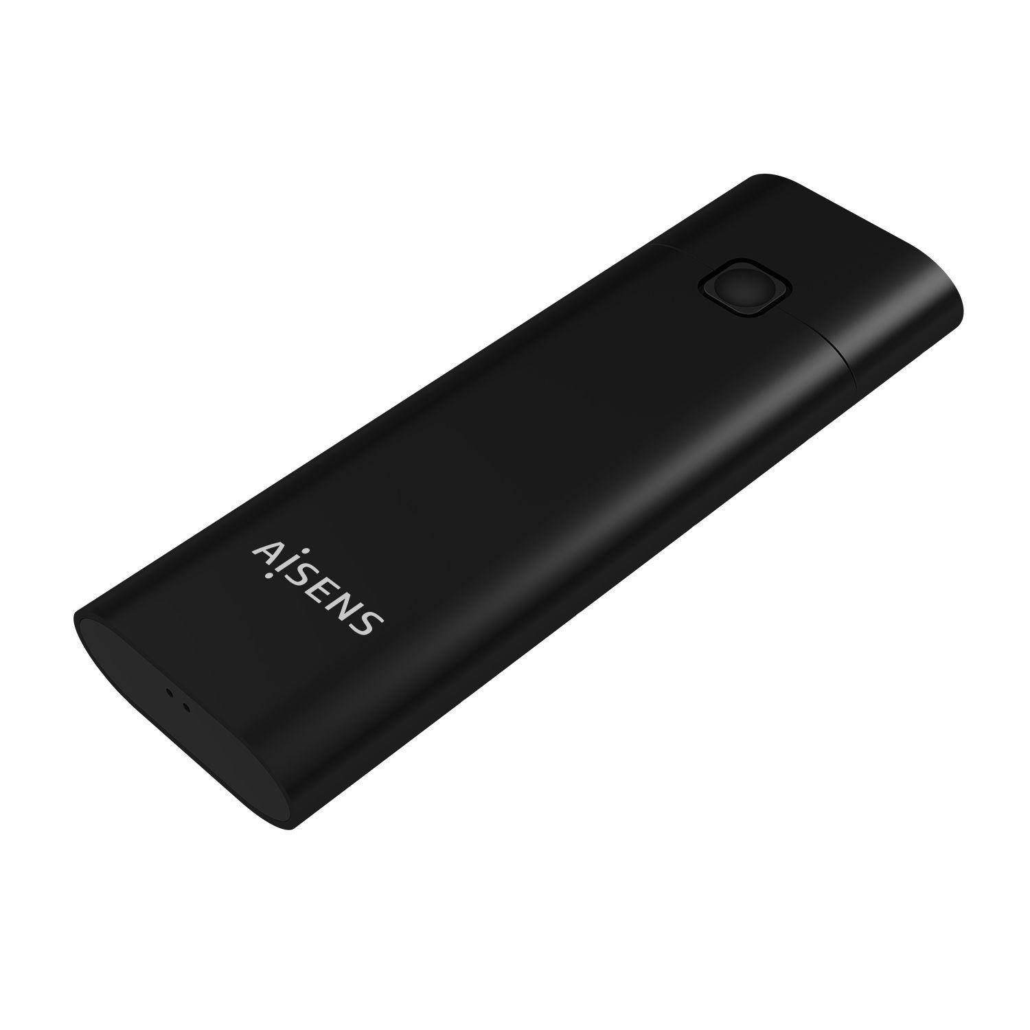 Caixa Externa M.2 AISENS ASM2-020B (2 TB - M.2 - Preto)