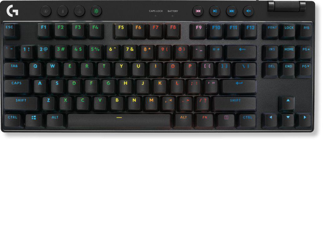 Teclado LOGITECH G PRO X TKL LIGHTSPEED (GX Brown táteis - TKL - LIGHTSPEED - Preto) — miniatura 2
