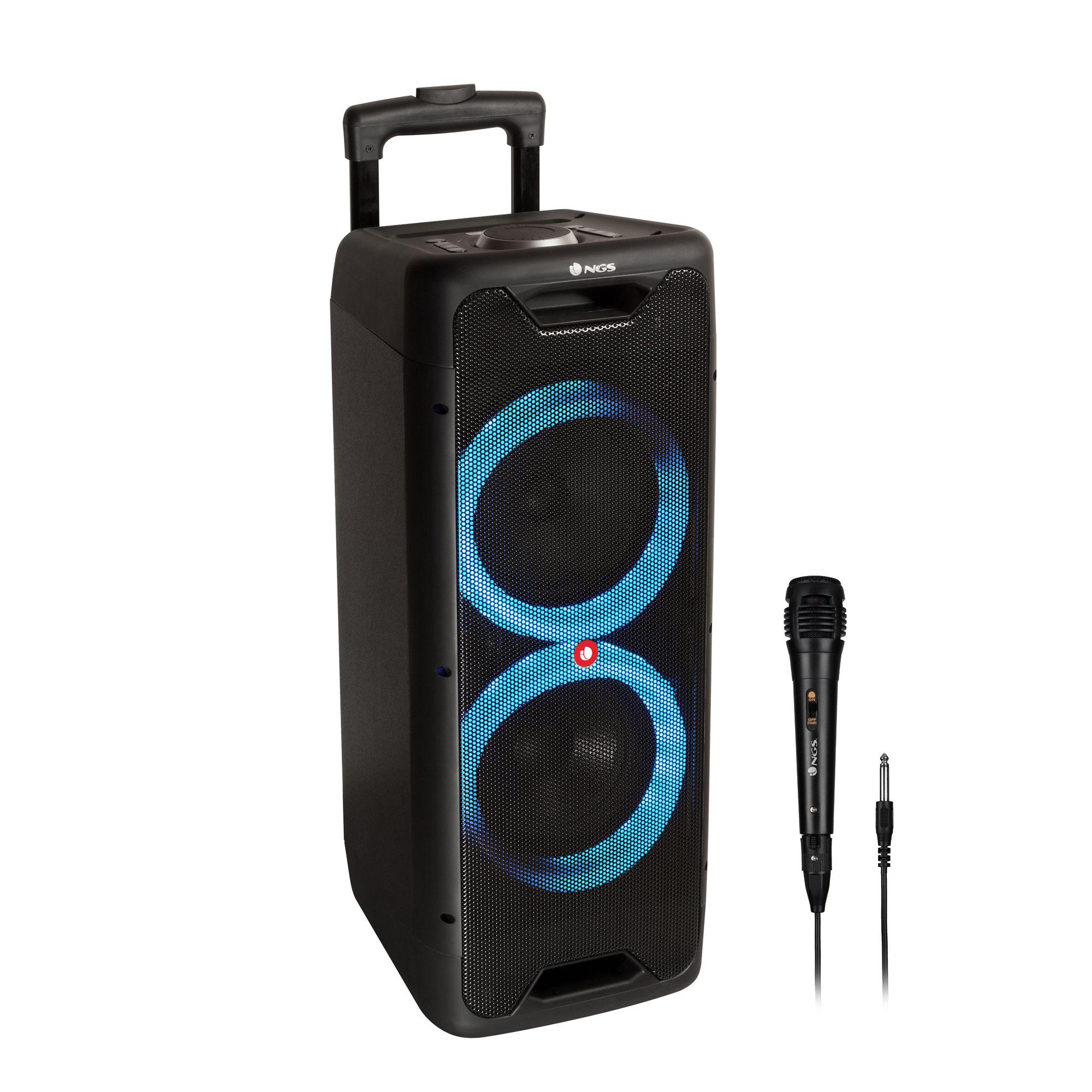 Coluna Portátil NGS Wild Jungle 1 (200 W - Sem fios - Preto)