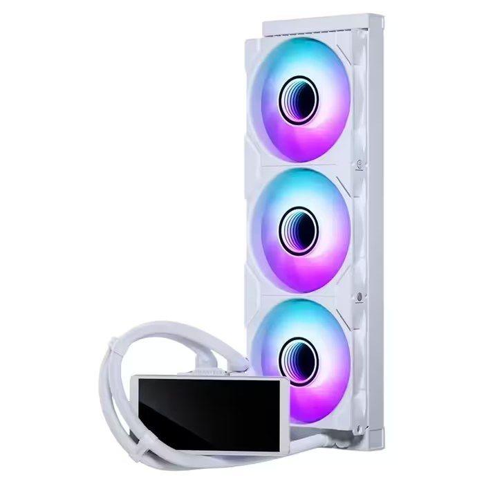 Water Cooler para CPU PHANTEKS Glacier One 360M25 Gen 2 LCD (120 mm - 2000 RPM - RGB multicolor - Branco) — miniatura 3
