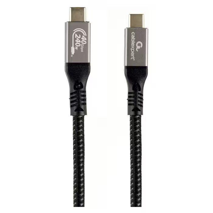 Cabo USB-C GEMBIRD CCBP-USB4-CMCM240-1.5M (1,5 metros - USB C - Preto) — miniatura 3