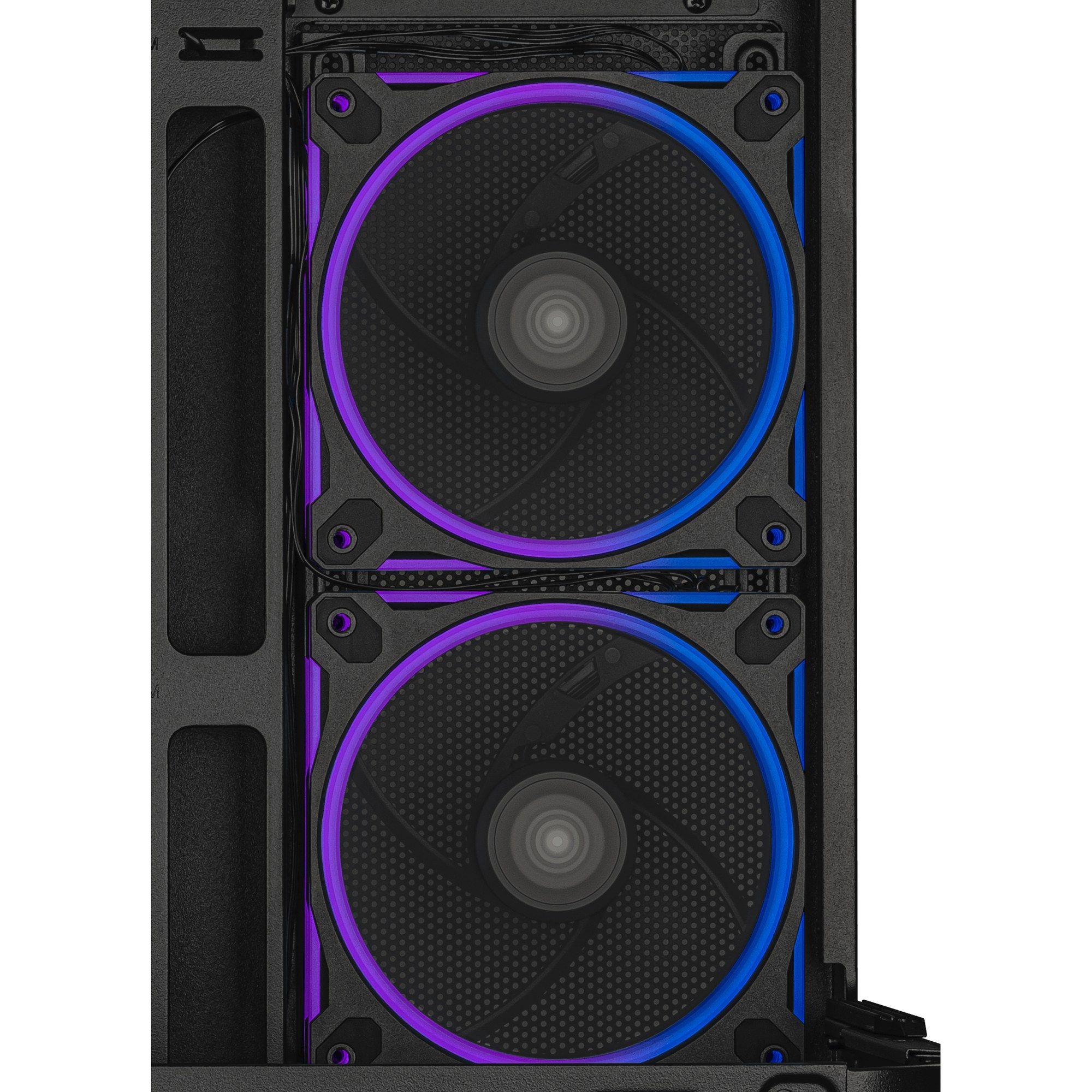 Caixa de Computador ASUS PRIME AP202 ARGB (Micro ATX, Mini-ITX - Mini Tower - Metal - Preto) — miniatura 14