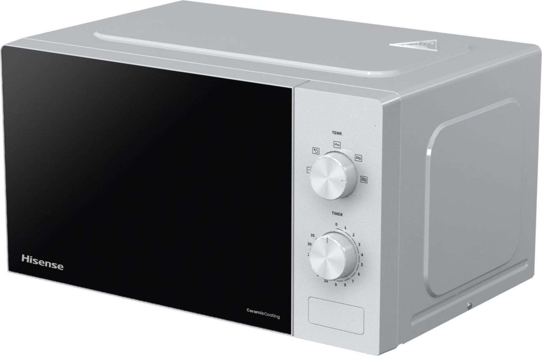 Micro-ondas Independente HISENSE H20MOWP1 (700 W - 20 l - Botões, rotativo - Branco) — miniatura 2