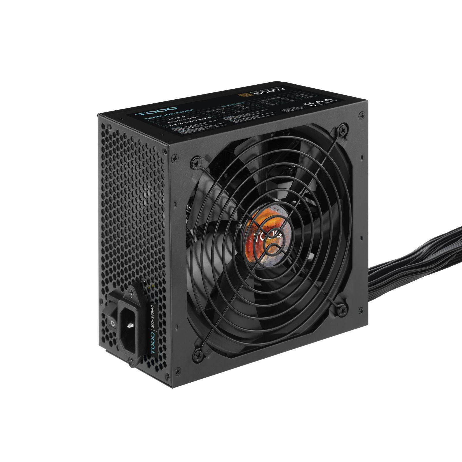 Fonte de Alimentação ATX TOOQ TQHELIOS-850SP (ATX - 850 W - 80 PLUS Bronze - Preto)