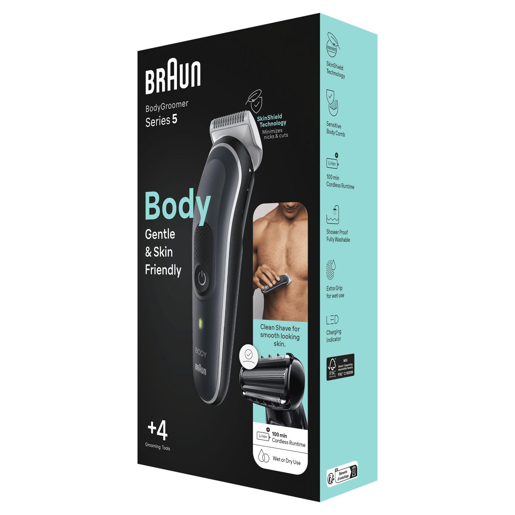 Cortapelos Corporal BRAUN BodyGroomer Series 5 BG5360 (Cinzento), miniatura 2