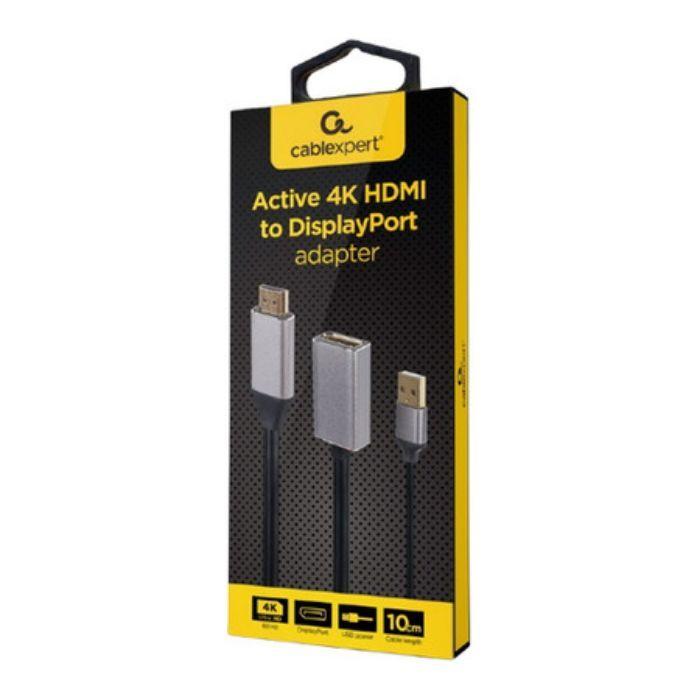 Adaptador HDMI para DisplayPort GEMBIRD A-HDMIM-DPF-02 (10 cm - HDMI Type A - Preto), miniatura 4